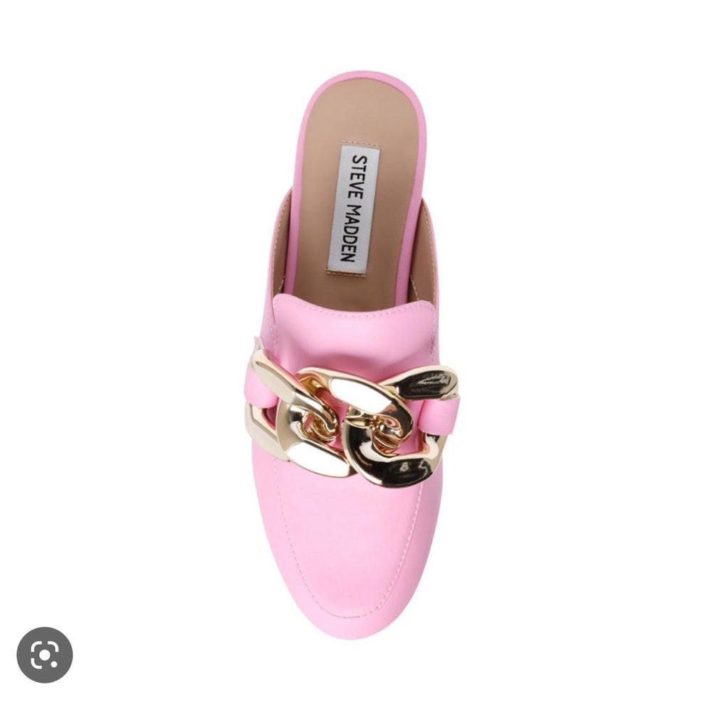 New never worn Steve Madden Mules Kiki pink flats